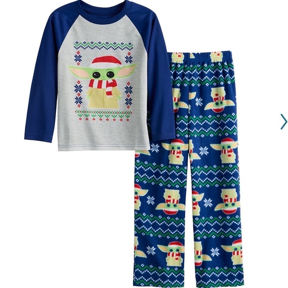 Star Wars Other - Jammies For Your Families® Star Wars The Mandalorian Grogu Aka Yoda Pajama Set